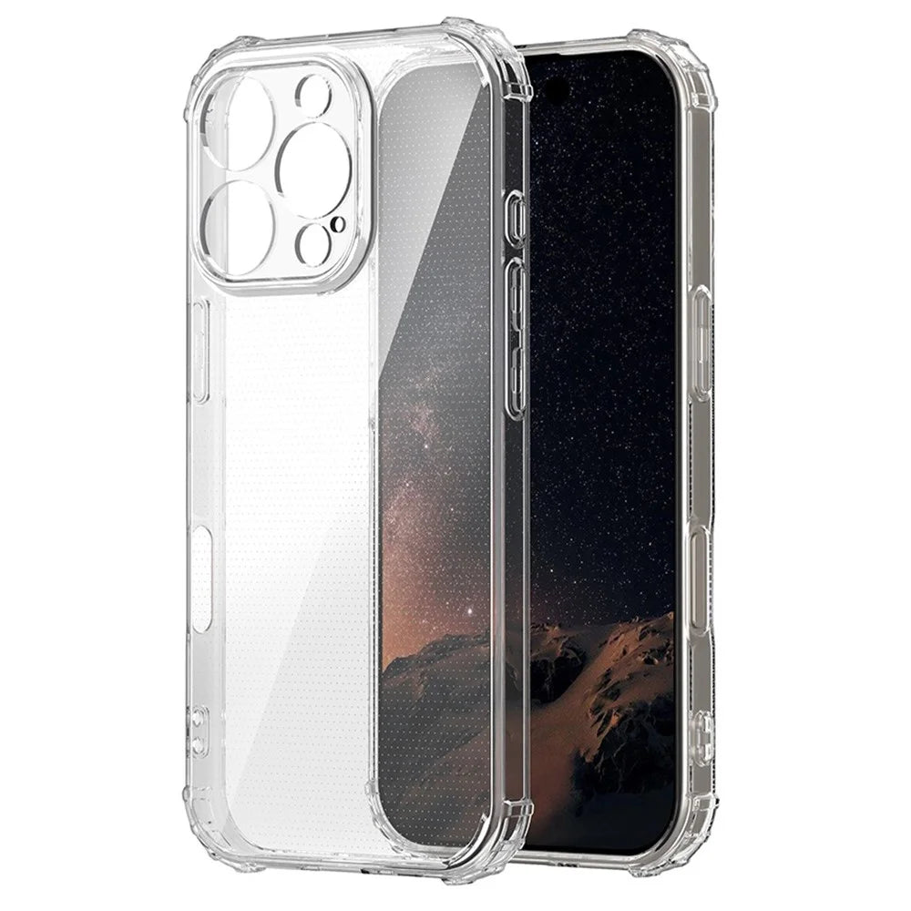 For iPhone 16 Pro Clear Case Wear-Resistant Anti-Scratch Mobile Phone Cover - 5