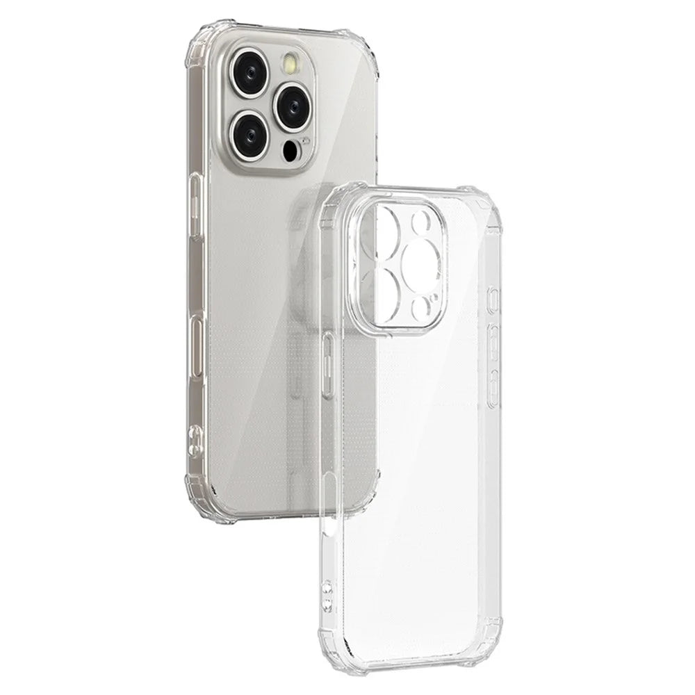 For iPhone 16 Pro Clear Case Wear-Resistant Anti-Scratch Mobile Phone Cover - 6