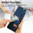 For Samsung Galaxy Z Flip7 FE 5G / Z Flip6 5G Case Zipper Pocket Finger Ring Retro Leather+PC Phone Cover - Blue - 6