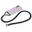 For iPhone 16 Plus Case Four Corners Anti-Drop Clear TPU Phone Cover with Strap (Large Lens Hole) - 2