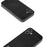 ABEEL For iPhone 16 Case Litchi Texture Genuine Cow Leather Hybrid Phone Cover - Black - 4
