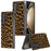ABEEL For Samsung Galaxy Z Fold6 5G Case Leopard Pattern PU+PC Phone Cover - Gold - 5