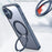 For iPhone 16 Plus Case Compatible with MagSafe TPU+Acrylic Kickstand Phone Cover - Navy Blue - 2
