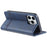 AZNS For iPhone 16 Pro Max Case Folio Wallet PU Leather Phone Cover Cowhide Texture - Blue - 4