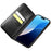 QIALINO For iPhone 16 Pro Case Genuine Cow Leather Phone Cover with Card Holder - Black - 3