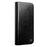 QIALINO For iPhone 16 Pro Case Genuine Cow Leather Phone Cover with Card Holder - Black - 4