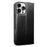 QIALINO For iPhone 16 Pro Case Genuine Cow Leather Phone Cover with Card Holder - Black - 5