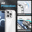 NORTHJO 5 in 1 For iPhone 16 Pro Case PC+TPU Phone Cover with 2 Screen Protector, 2 Lens Protector - 2