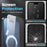 NORTHJO For iPhone 16 Pro Case PC+TPU Clear Phone Cover Set with Screen Protector, Camera Lens Protector - 4