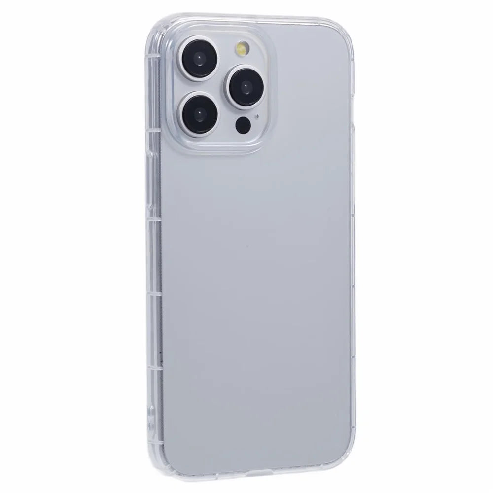 For  iPhone 15 Pro Max Case TPU Anti-Scratch Clear Back Phone Cover - 1