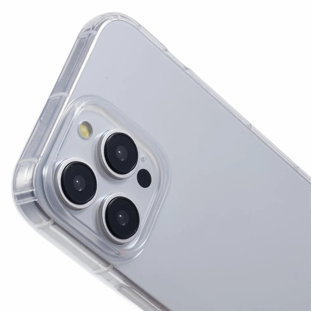 For  iPhone 15 Pro Max Case TPU Anti-Scratch Clear Back Phone Cover - 6