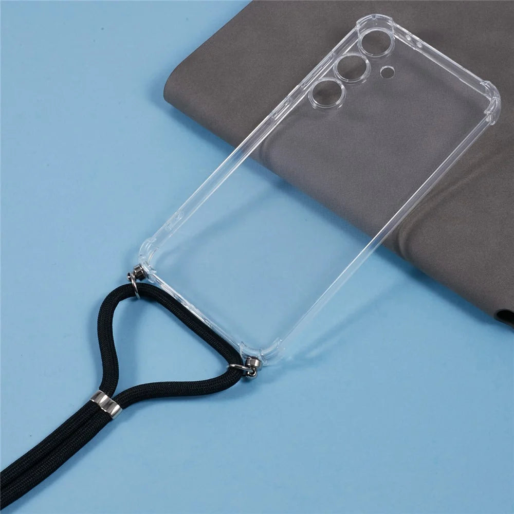 For Samsung Galaxy S24 FE Case TPU Clear Phone Cover Reinforced Corner - 3