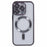 For iPhone 16 Pro Magnetic Case Soft TPU Electroplating Phone Cover with Lens Film - Black - 3