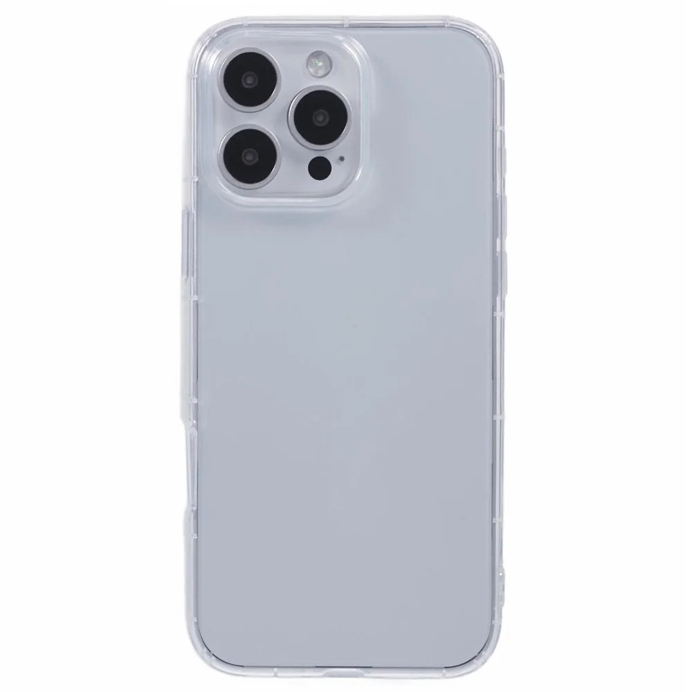 For iPhone 16 Pro Case Transparent Shockproof TPU Phone Cover - 3