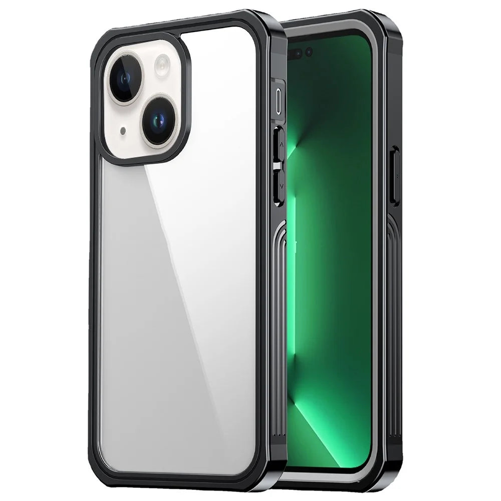 For iPhone 14 Daily Waterproof Phone Case Scratch-resistant Mobile Phone Protective Cover for Outdoor Hiking Climbing - 1