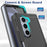 For Samsung Galaxy Z Fold6 5G Case Protective 2-in-1 PC+TPU Phone Cover - Black - 2