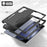 For Samsung Galaxy Z Fold6 5G Case Protective 2-in-1 PC+TPU Phone Cover - Black - 3