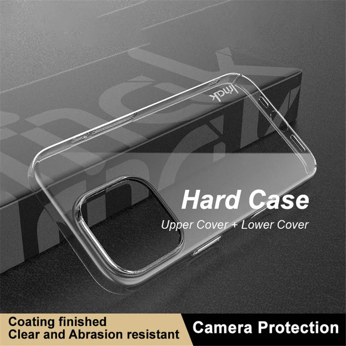 IMAK Crystal Case II Pro for iPhone 16 Pro Clear Case Hard PC Anti-scratch Phone Cover - 4