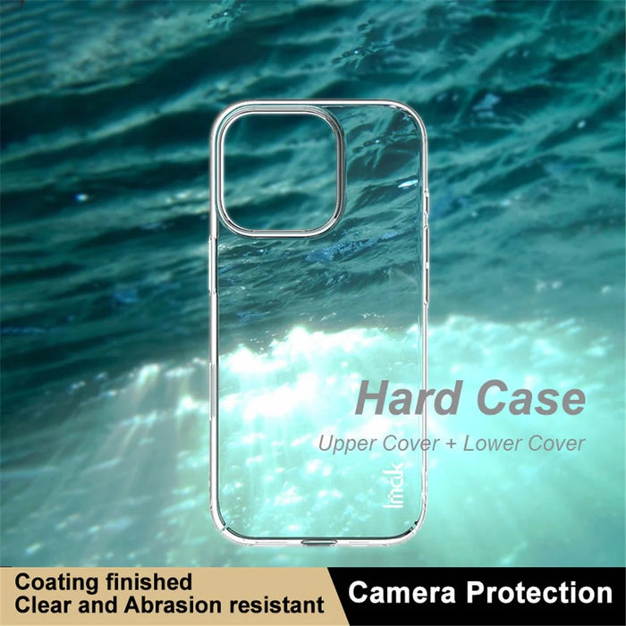 IMAK Crystal Case II Pro for iPhone 16 Pro Clear Case Hard PC Anti-scratch Phone Cover - 5
