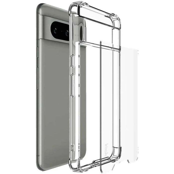 IMAK For Google Pixel 8 Case Transparent PC+TPU Protective Phone Cover - 4