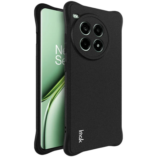 IMAK For OnePlus Ace 3 Pro 5G Case Airbag Drop-Proof Soft TPU Phone Cover - Black - 1