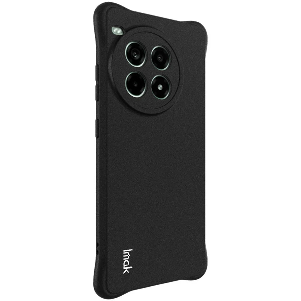 IMAK For OnePlus Ace 3 Pro 5G Case Airbag Drop-Proof Soft TPU Phone Cover - Black - 4