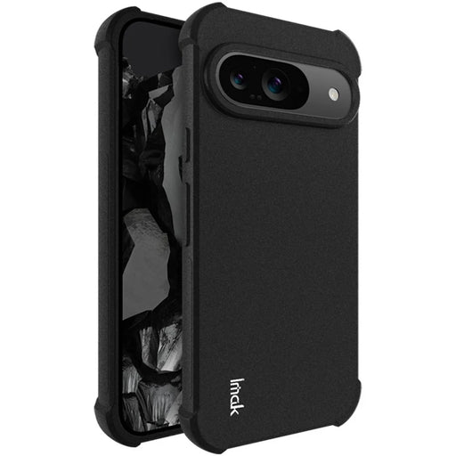 IMAK For Google Pixel 9 / Pixel 9 Pro Case Airbag Protection Anti-Drop TPU Phone Cover - Black - 1