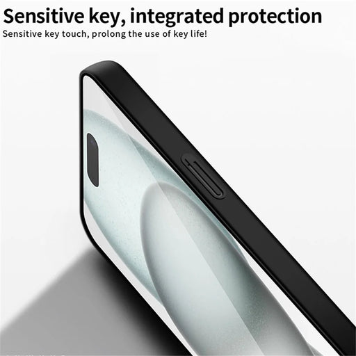 PINWUYO PC Series for iPhone 16 Case Ultra Slim Hard PC Protective Phone Cover - Black - 2