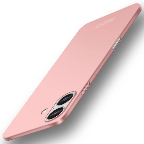 PINWUYO PC Series for iPhone 16 Plus Case Hard PC Matte Mobile Phone Cover - Rose Gold - 1