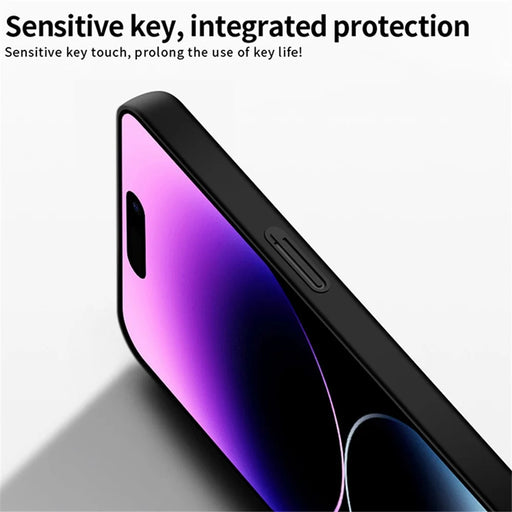 PINWUYO PC Series for iPhone 16 Pro Max Case Matte Finish Hard PC Phone Cover - Blue - 2