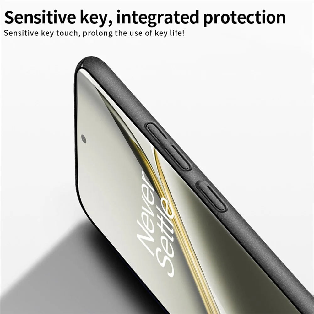MOFI Shield Matte Series for OnePlus Ace 3 Pro 5G Case Silky Feel Hard PC Phone Cover - Black - 2
