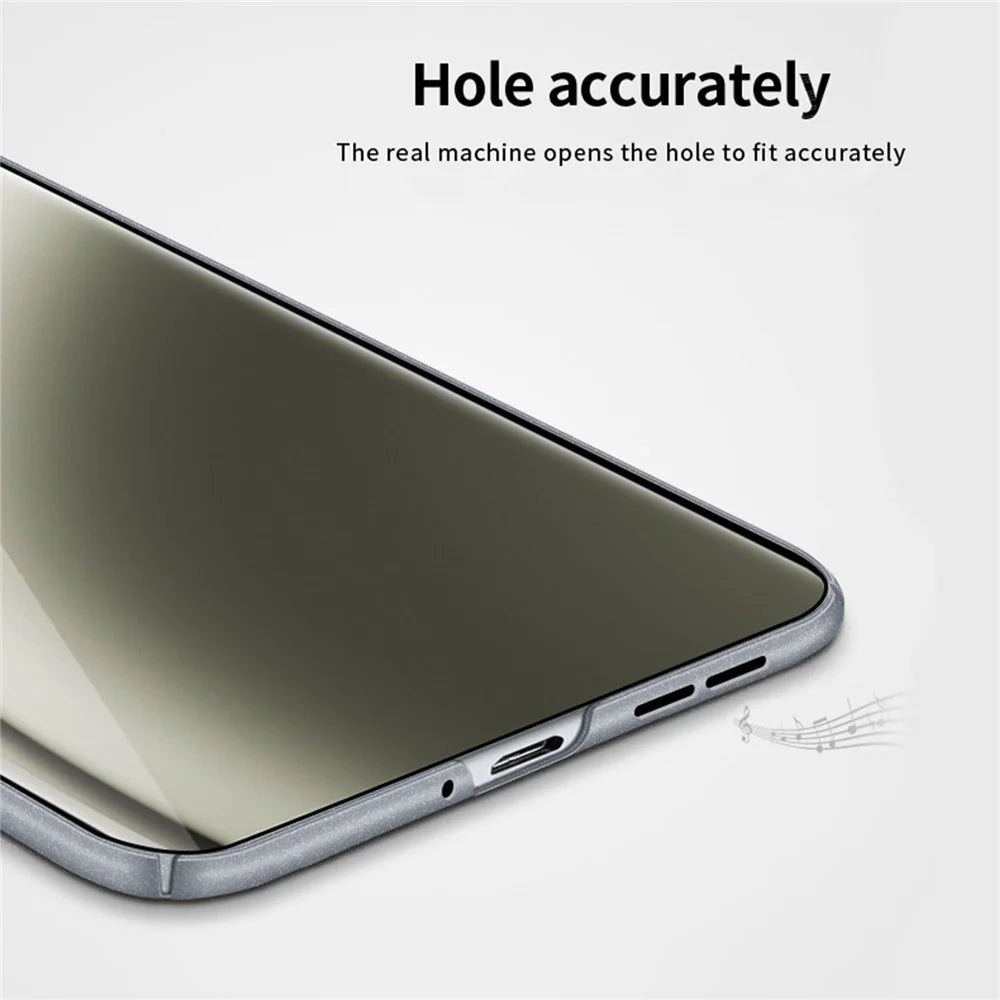 MOFI Shield Matte Series for OnePlus Ace 3 Pro 5G Case Silky Feel Hard PC Phone Cover - Black - 6
