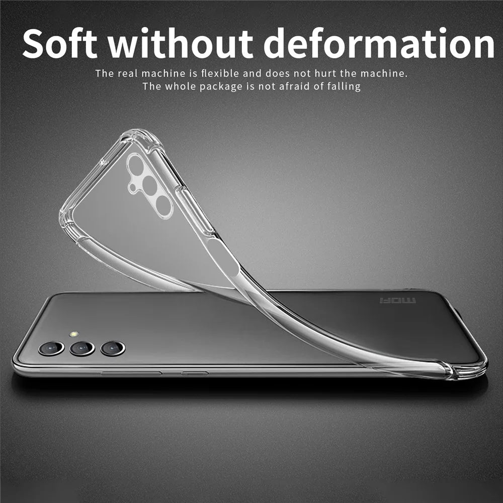 MOFI For Samsung Galaxy M35 5G Case Transparent TPU Protective Phone Cover - 4
