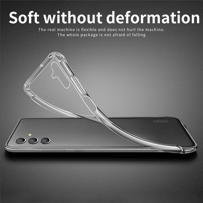 MOFI For Samsung Galaxy S24 FE Clear Case Anti-scratch Soft TPU Phone Cover - 4