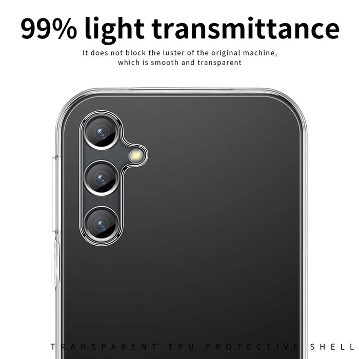 MOFI For Samsung Galaxy S24 FE Clear Case Anti-scratch Soft TPU Phone Cover - 7