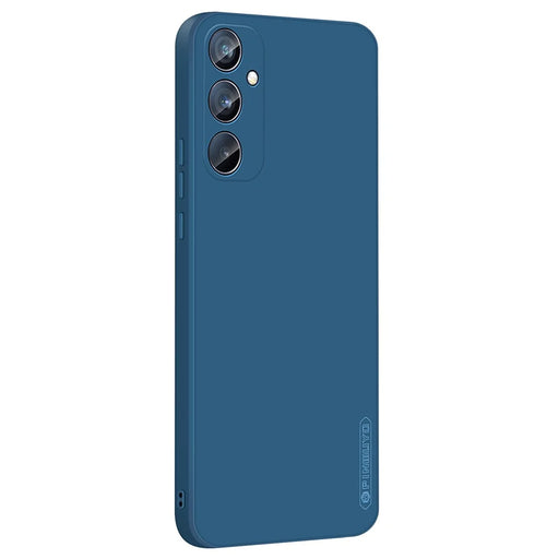 PINWUYO JK Touching Series For Samsung Galaxy S24 FE Case TPU Protective Phone Cover - Navy Blue - 1