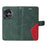 For OnePlus 12R 5G / Ace 3 5G Leather Case Wallet Stand Color Splicing Phone Cover  - Green - 4