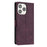 N.BEKUS CSJ-001 For iPhone 16 Pro Wallet Case PU Leather Cover with Stand - Wine Red - 5