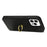 For iPhone 16 Pro Max Kickstand Case PU+TPU Card Holder Phone Cover - Black - 3