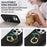 For iPhone 16 Pro Max Kickstand Case PU+TPU Card Holder Phone Cover - Black - 7