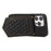 For iPhone 16 Pro Cover TPU Leather Phone Case RFID Blocking Hidden Mirror - Black - 3