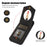 For iPhone 16 Pro Cover TPU Leather Phone Case RFID Blocking Hidden Mirror - Black - 5
