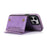For iPhone 16 Pro Case Wallet RFID Blocking TPU Leather Phone Cover with Lanyard - Purple - 4