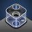 For iPhone 14 Case PC+TPU Shockproof Hybrid Phone Cover Camera Protection - Graphite Black - 3