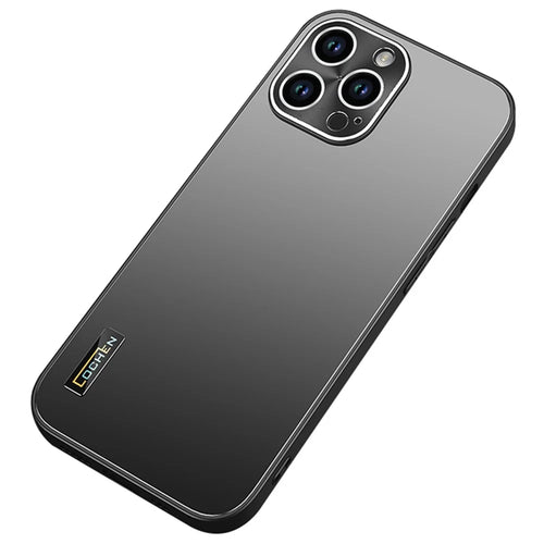 For iPhone 14 Pro Max Case PC+TPU Phone Cover Precise Cutouts - Graphite Black - 1