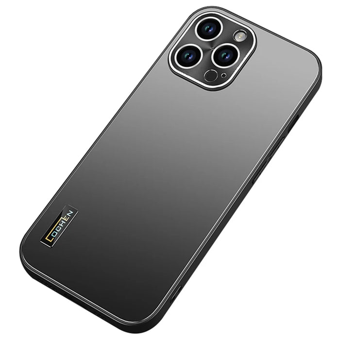 For iPhone 14 Pro Max Case PC+TPU Phone Cover Precise Cutouts - Graphite Black - 1