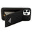 N.BEKUS For iPhone 16 Pro Max Kickstand Case Leather+TPU Card Slot Phone Cover - Black - 2