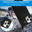 N.BEKUS For iPhone 16 Pro Max Kickstand Case Leather+TPU Card Slot Phone Cover - Black - 5