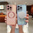 For iPhone 16 Pro Magnetic Case TPU Gradient Electroplated Phone Cover - Colorful Blue - 4