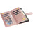 CSJ-P2 For Samsung Galaxy S24 FE Case Rhombus Stitching Leather Wallet Phone Cover with Straps - Rose Gold - 3